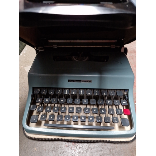 80 - An Olivetti Lettera 32 portable typewriter