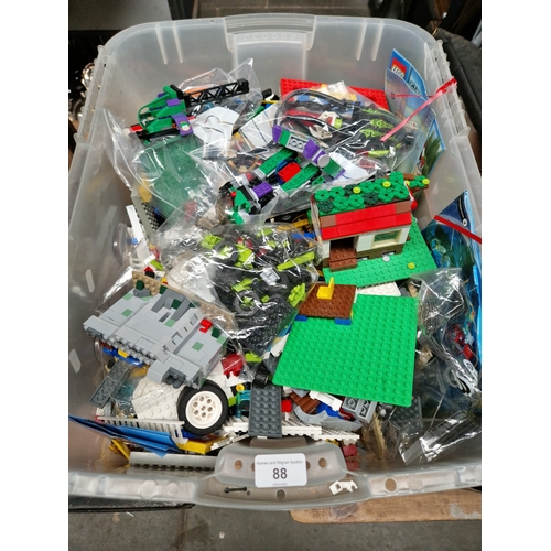 88 - A box of Lego.