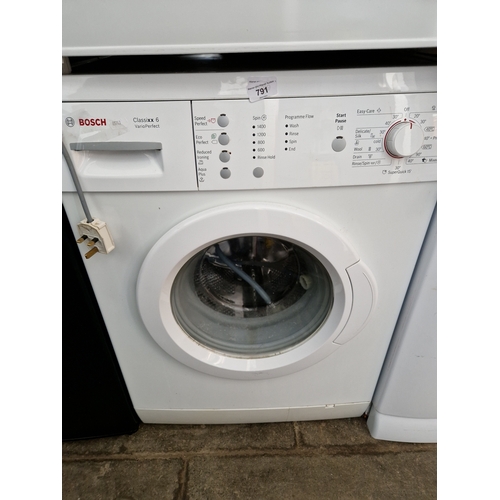 791 - A Bosch Classixx 6 washing machine.