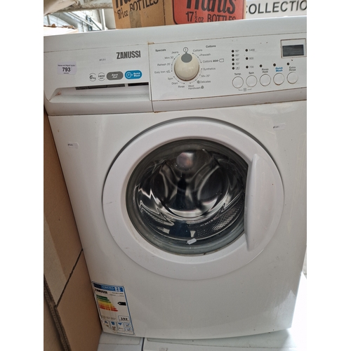 793 - A Zanussi washing machine.