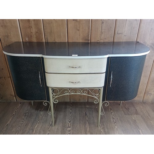 1066 - A vintage 1950s 'Arvin Modern Living' formica topped sideboard, width 120cm.