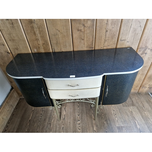 1066 - A vintage 1950s 'Arvin Modern Living' formica topped sideboard, width 120cm.