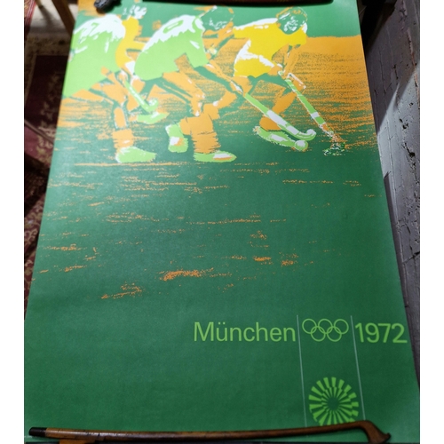 100 - Sports posters; Olympic Games, Munich, 1972 - photo by Muhlberger, designer Aicher, Joksch, Wirthner... 