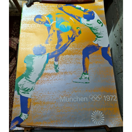 100 - Sports posters; Olympic Games, Munich, 1972 - photo by Muhlberger, designer Aicher, Joksch, Wirthner... 