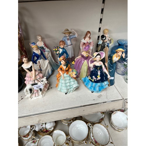 637 - Twelve Goebel figurines