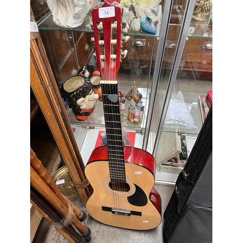 74 - A Burswood acoustic guitar