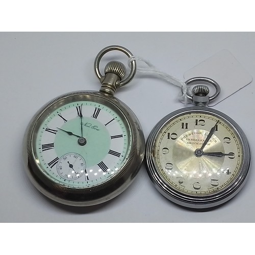 287 - Two pocket watches; Prestige Lever and New Era.