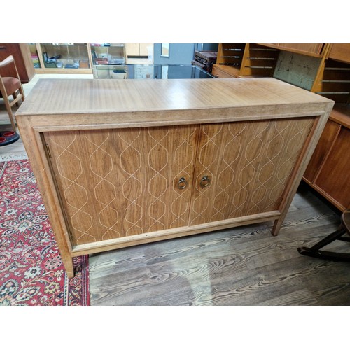 348 - A 1950s Gordon Russell 'Double Helix' sideboard, model R407, designed by David Booth and Judith Lede... 