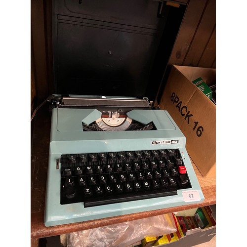 62 - A Maritso 30 portable typewriter