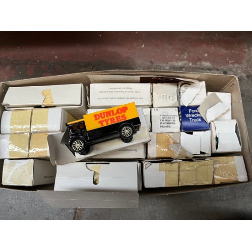 73 - A box containing boxed Corgi vehicles - appx 20