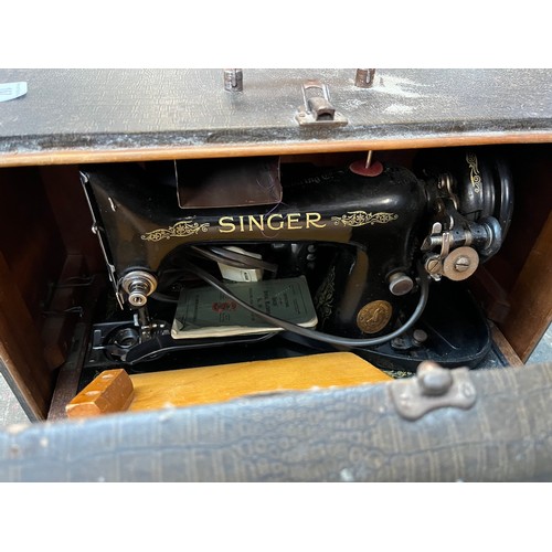 167 - A Singer sewing machine - no pedal.