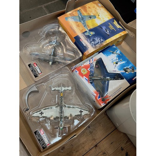 144 - 4 Corgi die cast plane models