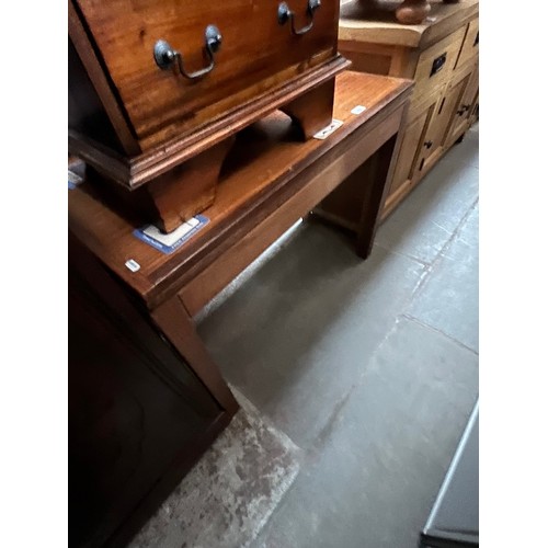 928 - A military fold top teak card table.