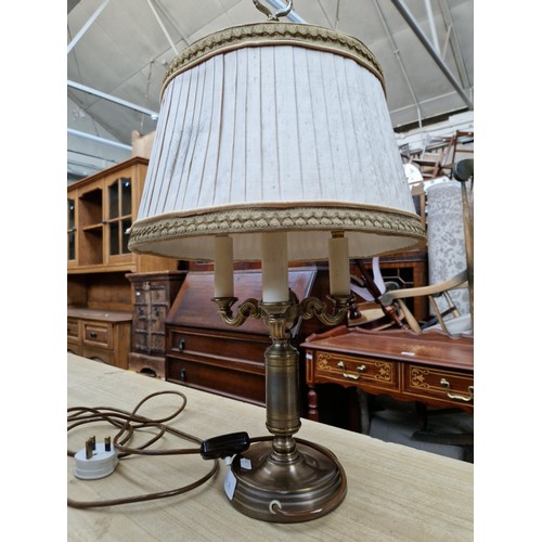 111A - A Swedish brass table lamp