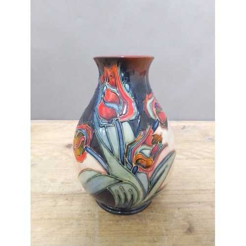 136 - A Moorcroft pottery vase, height 29cm.