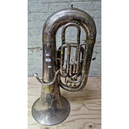 193 - A tuba, Imperial model 'Solbron' class A compensating pistons, by Boosey & Co, London, with mouthpie... 