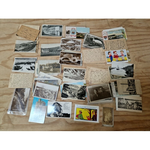 230 - A collection of vintage postcards including travel, humorous etc.