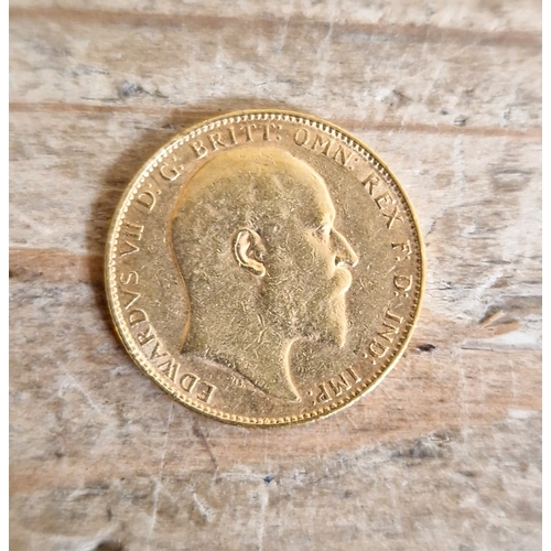 67 - Edward VII sovereign, 1905.