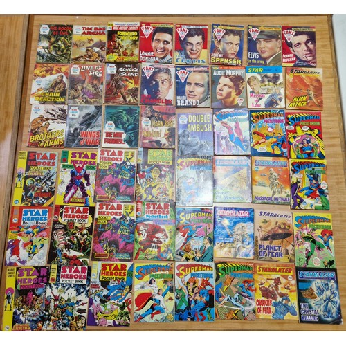 228 - A collection of over 300 Commando and similar war comics.