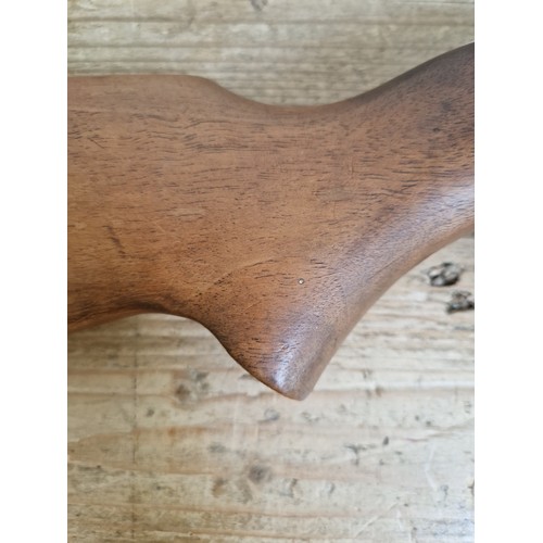 12 - A B.S.A. .22 calibre air rifle, 111cm long. (BUYER MUST BE 18 YEARS OLD OR ABOVE AND PROVIDE PHOTO I... 