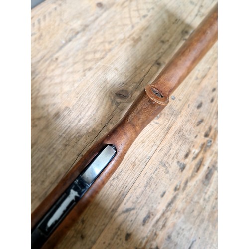 12 - A B.S.A. .22 calibre air rifle, 111cm long. (BUYER MUST BE 18 YEARS OLD OR ABOVE AND PROVIDE PHOTO I... 