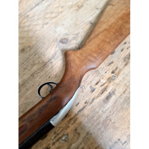 12 - A B.S.A. .22 calibre air rifle, 111cm long. (BUYER MUST BE 18 YEARS OLD OR ABOVE AND PROVIDE PHOTO I... 