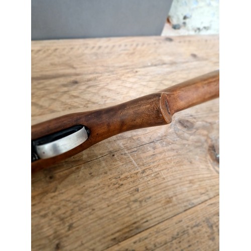 12 - A B.S.A. .22 calibre air rifle, 111cm long. (BUYER MUST BE 18 YEARS OLD OR ABOVE AND PROVIDE PHOTO I... 