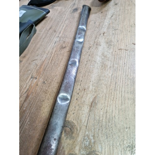 71 - A late 19th century Lancashire artillery sword, makers mark 