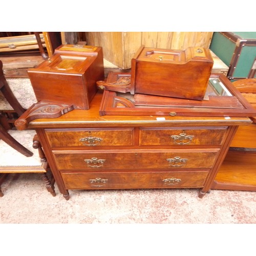 781 - An Edwardian dressing chest.