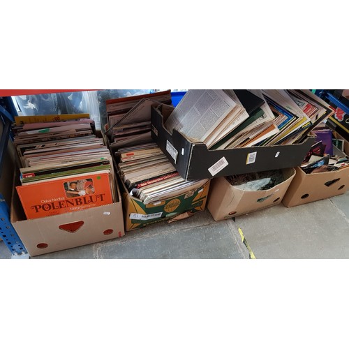 210 - 5 boxes of LPs and some 45s.