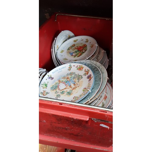 234 - A box of collector's plates.