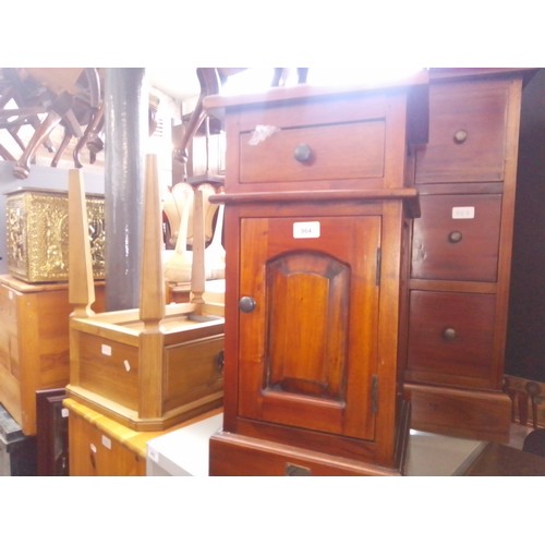 964 - Various items of furniture; an Ancient Mariner mahogany bedside cabinet, Ancient Mariner mahogany ba... 