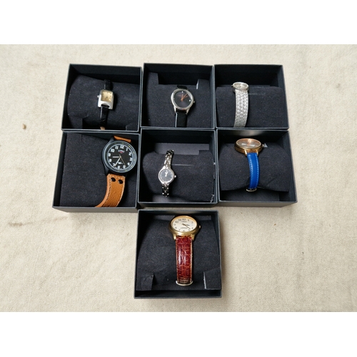 990 - 7 various watches, boxed.