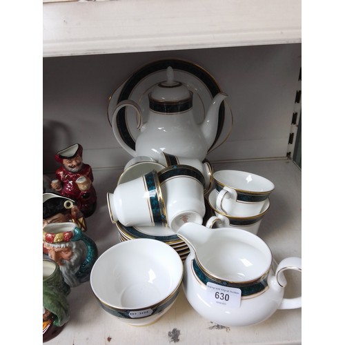 630 - Royal Doulton ‘Biltmore’ tea set - 22 pieces including a teapot