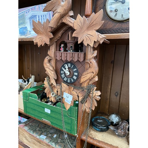 14 - A German cuckoo clock.