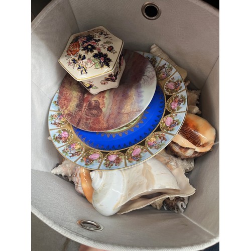 83 - A box of conch shells, etc