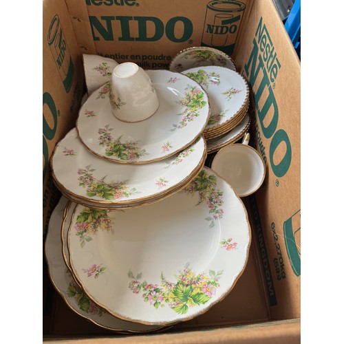 145 - A Grindley Cream Petal part tea service.