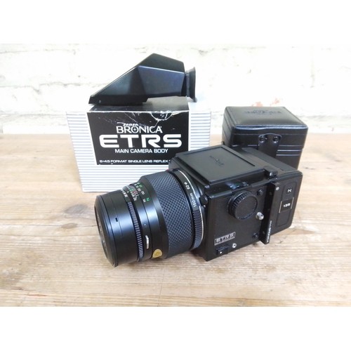 6 - A Zenza Bronica ETR S medium format SLR camera serial no. 7131885, with Zenzanon MC 1:3.6 f=150mm le... 