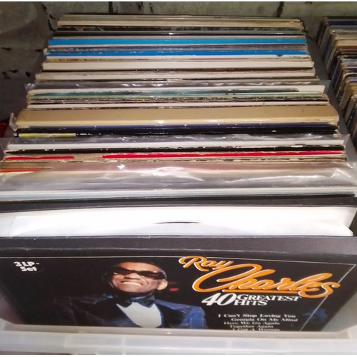 251 - A collection of classic jazz, over 80 LPs including Ray Charles, Oscar Peterson, Charlie Parker, Ger... 