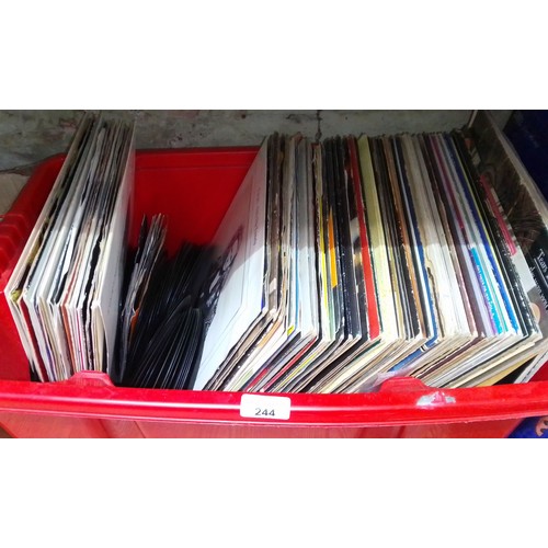 244 - A box of LPs, 12