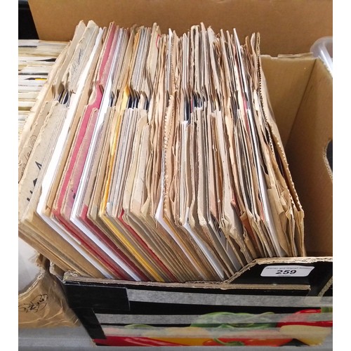 259 - A box of Caruso 78s.