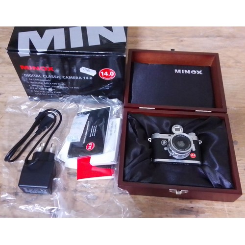 233 - A Minox Digital Classic Camera 14.0, boxed with accessories, appear unused.