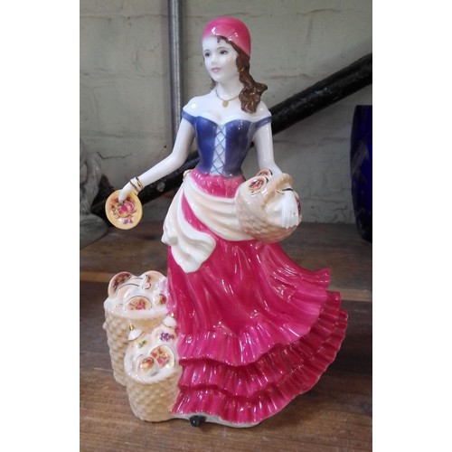 281 - A Royal Worcester figure Fruit Seller at Appleby Fair, limited edition of 500.