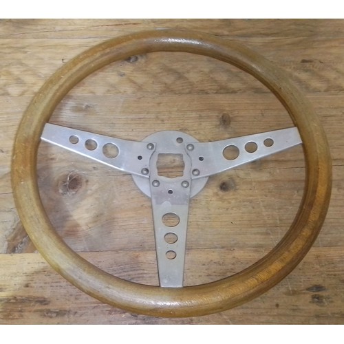 307 - A Mini Cooper steering wheel.