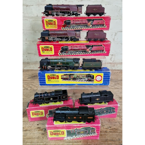 337 - Six Hornby Dublo 00 gauge locomotives to include 1 x 3235 4-6-2 