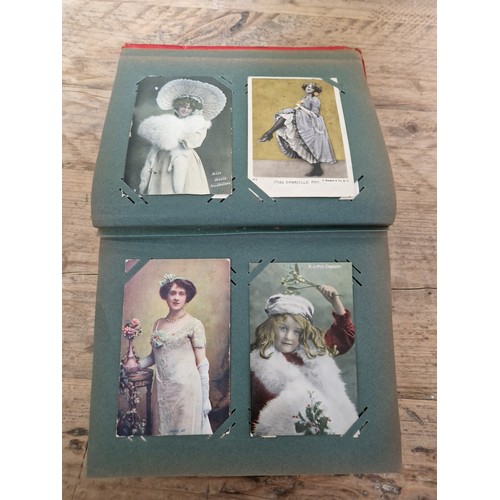 189 - Five albums of postcards and photographs, mainly early 20th century, various subject matter.