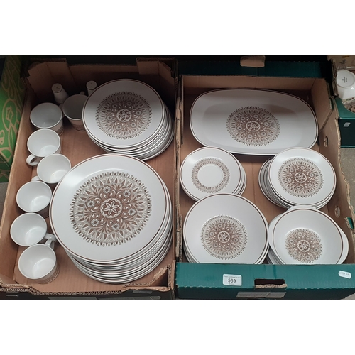 569 - A Noritake 'Progression' dinner service, 66 pieces.