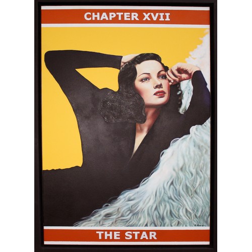 107 - Alex Weaver (b1992), Chapter XVII The Star, oil on canvas, 61cm x 91cm, signed, labelled verso, blac... 