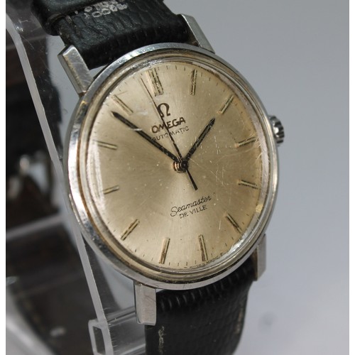 99 - An Omega Seamaster De Ville stainless steel automatic wristwatch, circa 1960s, case diam. 35mm, late... 