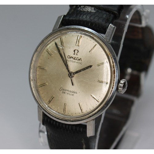 99 - An Omega Seamaster De Ville stainless steel automatic wristwatch, circa 1960s, case diam. 35mm, late... 